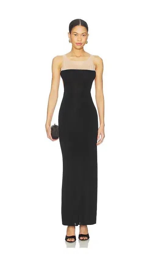 Aya Muse Onyx Maxi Dress