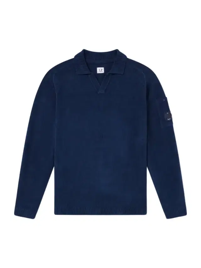 Cotton-Chenille Polo Sweater - Men