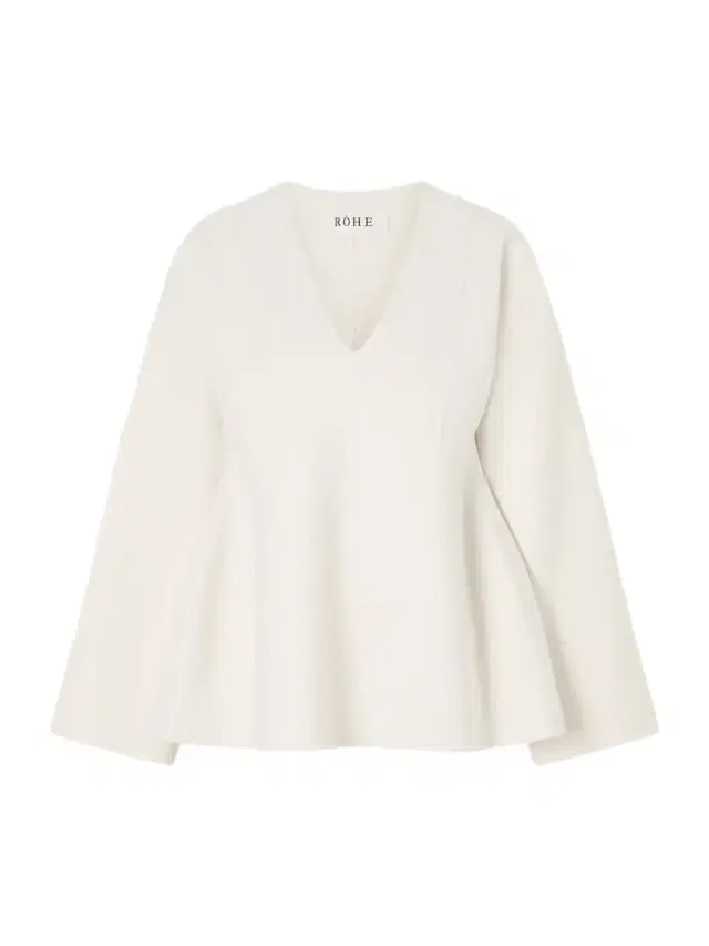 Paneled Wool Blouse