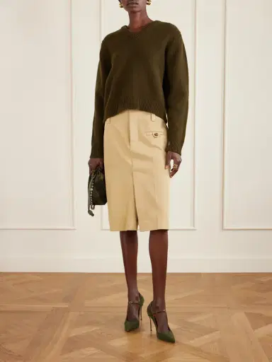 Jennifer Chamandi Lorenzo 105 Suede Pumps | Thumbnail 4