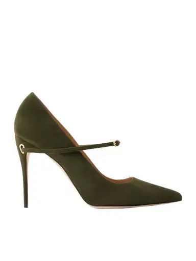 Jennifer Chamandi Lorenzo 105 Suede Pumps | Thumbnail 1