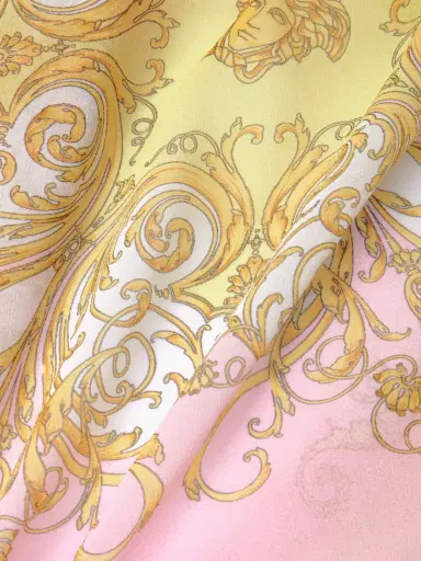 Versace Printed Georgette Halterneck Top | Thumbnail 4
