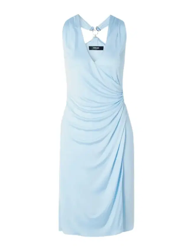 Gathered Jersey Midi Dress