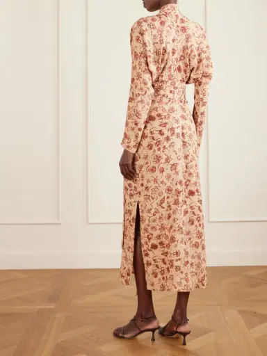 Loro Piana Laura Floral-print Silk Midi Dress | Thumbnail 3 Loro Piana Laura Floral-print Silk Midi Dress | Thumbnail 3