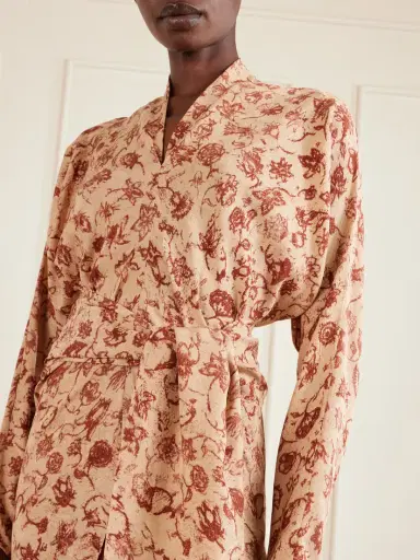Loro Piana Laura Floral-print Silk Midi Dress | Thumbnail 4 Loro Piana Laura Floral-print Silk Midi Dress | Thumbnail 4