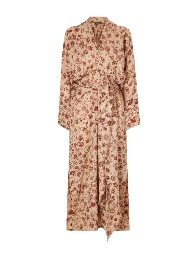 Loro Piana Laura Floral-print Silk Midi Dress