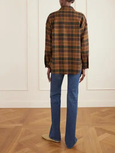 Loro Piana Darby Checked Wool And Cashmere-blend Shirt | Thumbnail 4 Loro Piana Darby Checked Wool And Cashmere-blend Shirt | Thumbnail 4