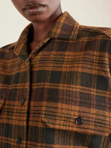 Loro Piana Darby Checked Wool And Cashmere-blend Shirt | Thumbnail 5 Loro Piana Darby Checked Wool And Cashmere-blend Shirt | Thumbnail 5