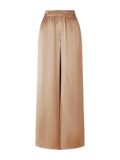 Brunello Cucinelli Stretch Silk-blend Satin Wide-leg Pants | Thumbnail 1