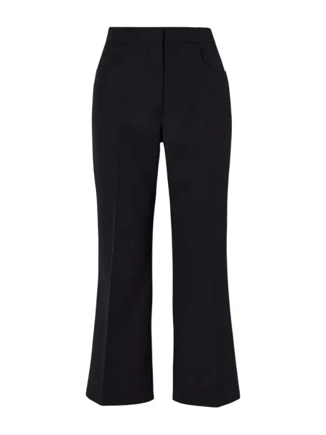 Cropped Wool-twill Flared Pants