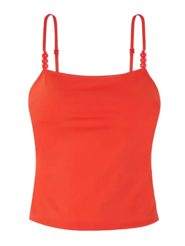 Cleo Bead-embellished Tankini Top