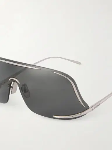 Loewe Signature D-frame Silver-tone Sunglasses | Thumbnail 4