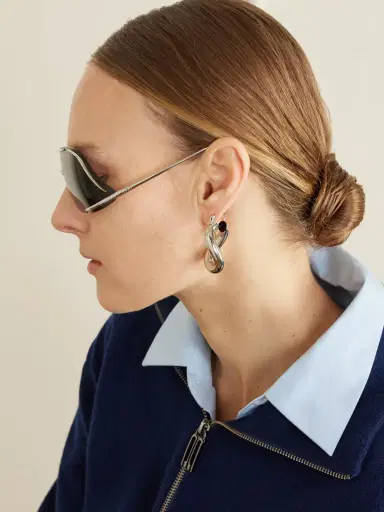 Loewe Signature D-frame Silver-tone Sunglasses | Thumbnail 5
