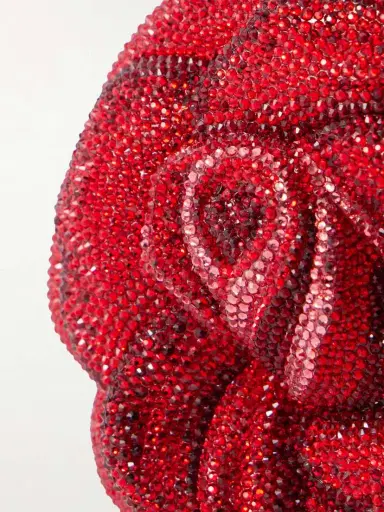 Judith Leiber Couture Rose Desiree Crystal-embellished Gold-tone Clutch | Thumbnail 5 Judith Leiber Couture Rose Desiree Crystal-embellished Gold-tone Clutch | Thumbnail 5