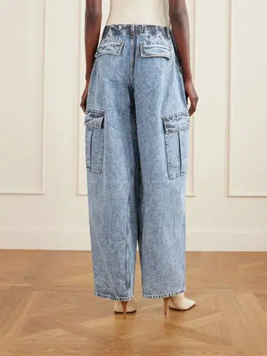 Alaïa Mid-rise Barrel-leg Jeans | Thumbnail 4 Alaïa Mid-rise Barrel-leg Jeans | Thumbnail 4