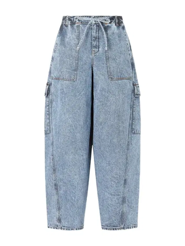Alaïa Mid-rise Barrel-leg Jeans