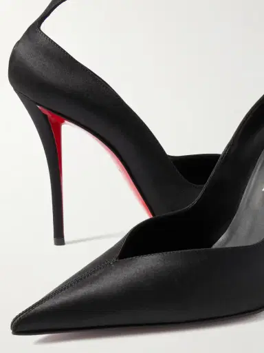 Christian Louboutin Erozee 100 Satin Pumps | Thumbnail 4