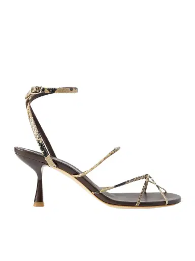 Christopher Esber Blaze Snake-effect Leather Sandals | Thumbnail 1