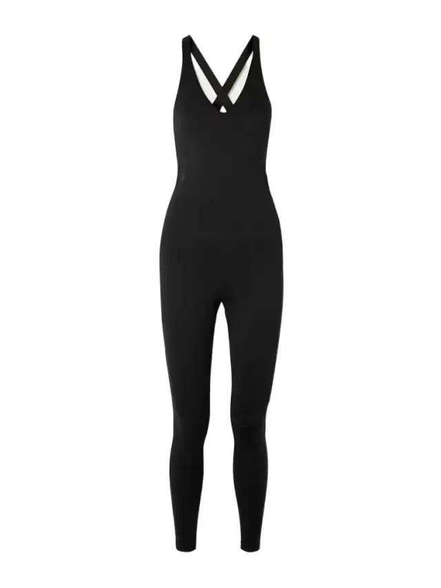 Eres Graham Tulle-trimmed Stretch-jersey Jumpsuit
