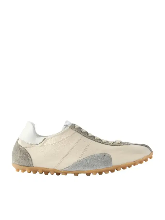 Sprinter Suede-trimmed Textured-leather Sneakers