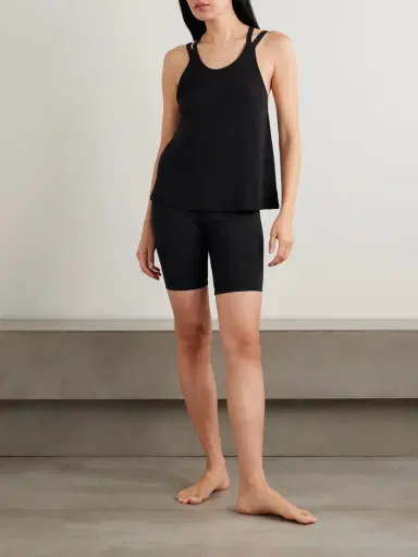 Eres Allyson Embroidered Stretch-modal And Silk-blend Jersey Tank | Thumbnail 2