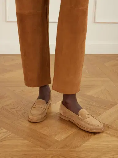 Gianvito Rossi Suede Loafers | Thumbnail 2
