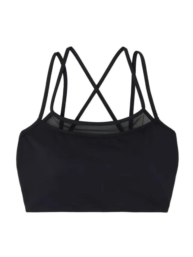 Cooper Layered Tulle-trimmed Stretch-jersey Sports Bra