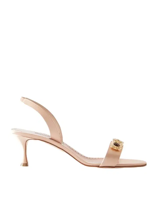 Cupisan 50 Embellished Satin Slingback Sandals