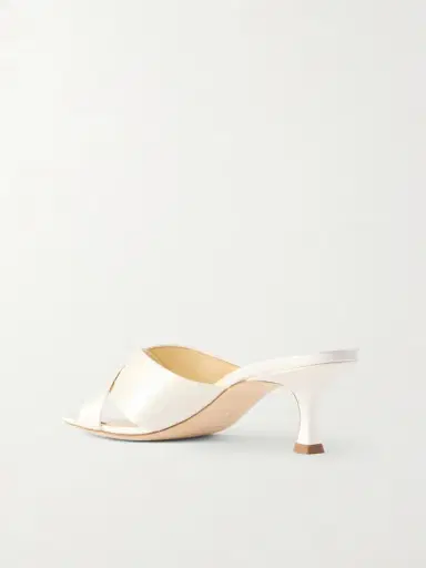 Manolo Blahnik Viera 50 Satin Mules | Thumbnail 3