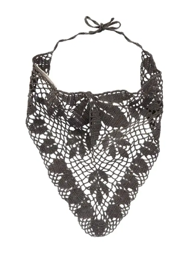 Crocheted Cotton Scarf