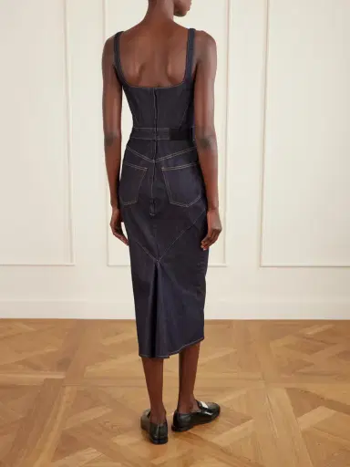 Givenchy Paneled Denim Midi Dress | Thumbnail 4 Givenchy Paneled Denim Midi Dress | Thumbnail 4