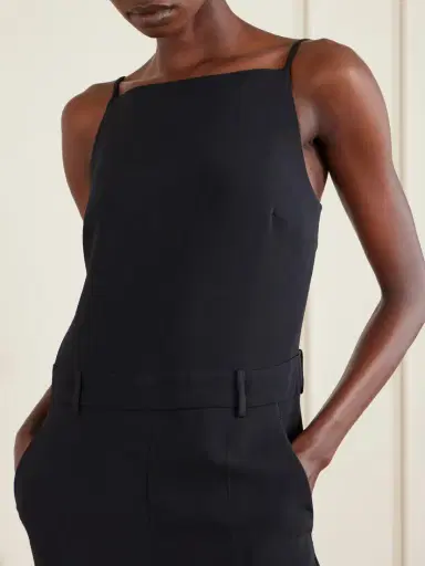 Givenchy Belted Crepe-cady Jumpsuit | Thumbnail 4 Givenchy Belted Crepe-cady Jumpsuit | Thumbnail 4