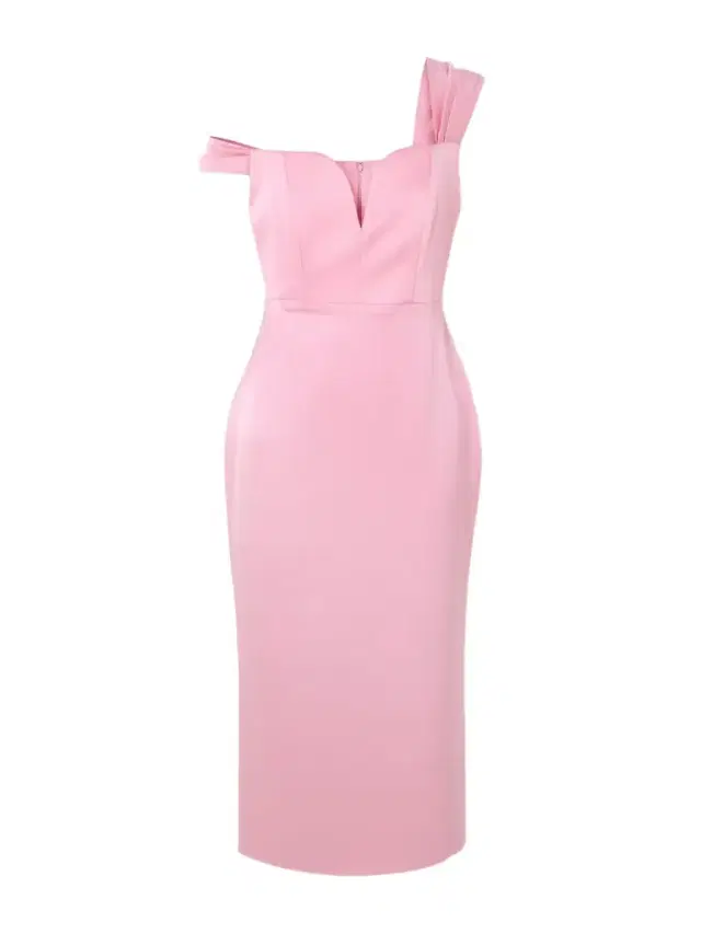 Off-the-shoulder Satin-crepe Midi Dress