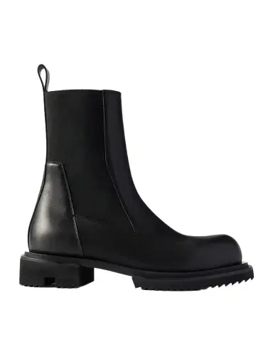 Rick Owens Beatle Gabe Leather Ankle Boots | Thumbnail 1 Rick Owens Beatle Gabe Leather Ankle Boots | Thumbnail 1