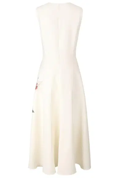 Oscar de la Renta Sleevess Day Dress | Thumbnail 6 Oscar de la Renta Sleevess Day Dress | Thumbnail 6