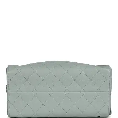 Chanel Chanel Mini 25 Hobo Bag Light Blue Caviar Aged Ruthenium Hardware | Thumbnail 7