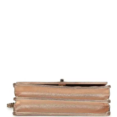 Chanel Chanel Top Handle Wallet On Chain WOC Metallic Copper Shiny Caviar Light Gold Hardware | Thumbnail 6 Chanel Chanel Top Handle Wallet On Chain WOC Metallic Copper Shiny Caviar Light Gold Hardware | Thumbnail 6