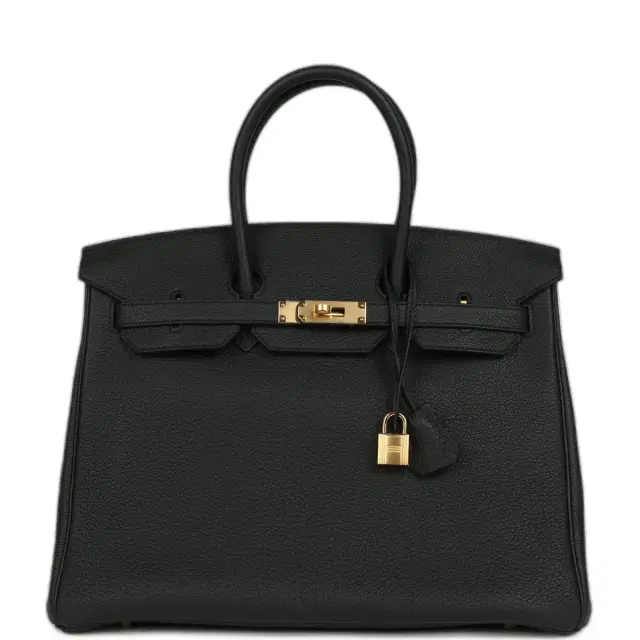 hermes Hermes Birkin 35 Black Togo Gold Hardware