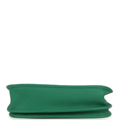 HERMÈS Hermes Evelyne III PM Vert Vertigo Clemence Palladium Hardware | Thumbnail 6 HERMÈS Hermes Evelyne III PM Vert Vertigo Clemence Palladium Hardware | Thumbnail 6