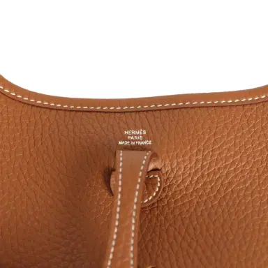 HERMÈS Hermes Evelyne TPM Gold Clemence Palladium Hardware | Thumbnail 7 HERMÈS Hermes Evelyne TPM Gold Clemence Palladium Hardware | Thumbnail 7
