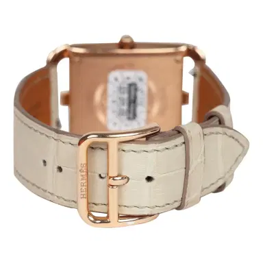 HERMÈS Pre-owned Hermes HSS Special Order Cape Cod Watch Beton Matte Alligator/Rose Gold | Thumbnail 7 HERMÈS Pre-owned Hermes HSS Special Order Cape Cod Watch Beton Matte Alligator/Rose Gold | Thumbnail 7