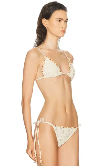 PatBo Lycra Mesh Bikini Top | Thumbnail 2