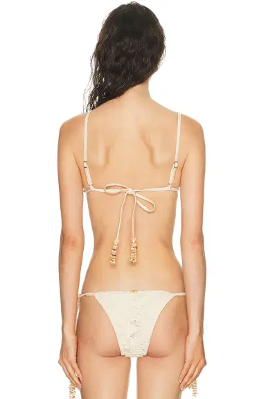 PatBo Lycra Mesh Bikini Top | Thumbnail 3