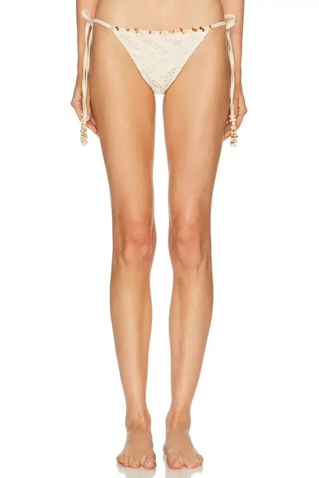 PatBO Lycra Mesh Bikini Bottom