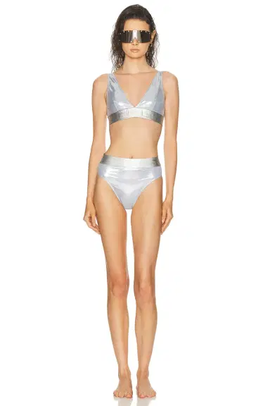 Versace High Waisted Bikini Bottom | Thumbnail 4 Versace High Waisted Bikini Bottom | Thumbnail 4