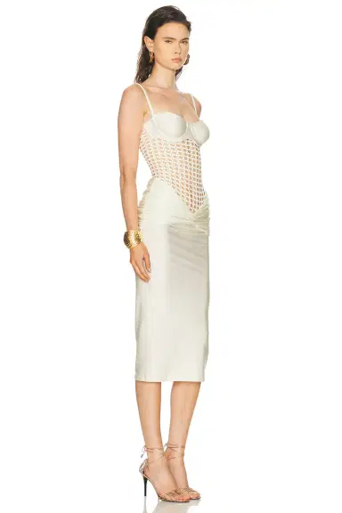 PatBO Selene Mesh Underwire Beach Dress | Thumbnail 2 PatBO Selene Mesh Underwire Beach Dress | Thumbnail 2