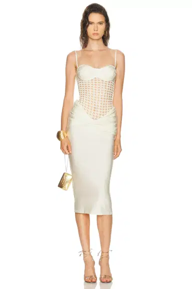 PatBO Selene Mesh Underwire Beach Dress | Thumbnail 1 PatBO Selene Mesh Underwire Beach Dress | Thumbnail 1