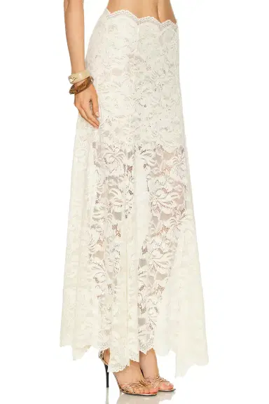 Rabanne Lace Long Skirt | Thumbnail 2
