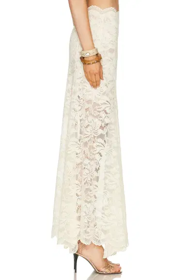 Rabanne Lace Long Skirt | Thumbnail 3