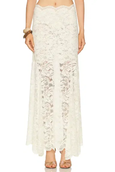 Rabanne Lace Long Skirt | Thumbnail 1
